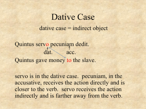 Dative Case