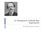 Cathode Ray Experiment