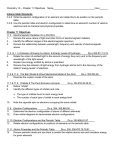 Chemistry 1A – Chapter 11 Objectives Name Hour Indiana State