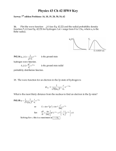 Physics 43 Ch 42 HW# Key