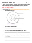 Layers of Earth Webquest - www .alexandria .k12 .mn .us