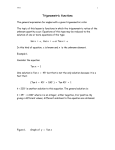 Trigonometric functions