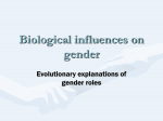 EVOLUTIONARY EXPLANATIONS OF GENDER File