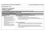 Content Area: Social Studies Standard: 2. Geography