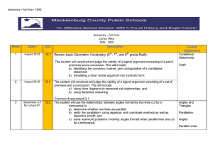 Cortez Alignment G.1 Review basic Geometric Vocabulary (6th, 7th