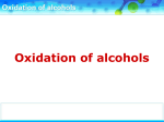 Oxidation of alcohols