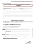 Transfer Form - 2nd Chemistry to 3rd Biochemistry