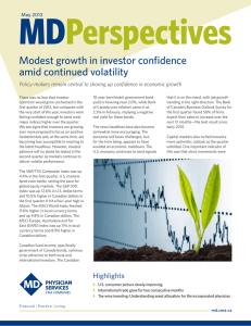 Modest growth in investor confidence amid continued volatility