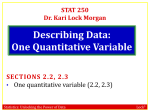 2.23 One Quantitative Variable