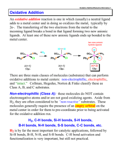 Oxidative Addition - vrg