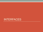 Interfaces