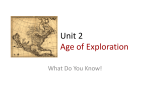 Unit 2 Age of Exploration