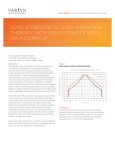 Lung STeReoTacTic Body RadiaTion TheRapy wiTh high inTenSiTy