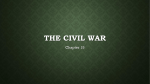 The Civil War - Mr. Howard`s Social Studies