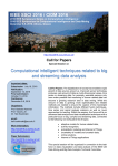 IEEE SSCI 2016 / CIDM 2016 Computational intelligent techniques