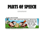 PARTS OF SPEECH