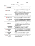 Unit 8 Vocabulary _ Evolution