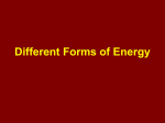 Energy Forms - Greenwood County School District 52