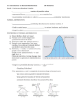 5.1 Notes, AP Stat