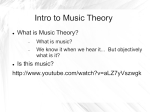 Intro to Music theory