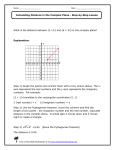 Calculating Distance in the Complex Plane Lesson