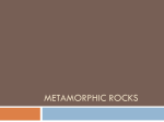 Metamorphic rocks