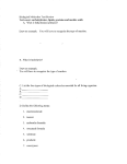 Biological Molecules Test Review Test covers carbohydrates, lipids