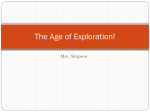 The Age of Exploration!