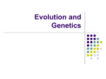 Evolution and Genetics