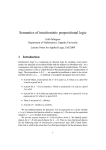 Semantics of intuitionistic propositional logic