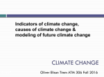 Indicators of global warming