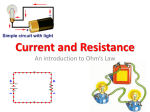 Current and Resistance