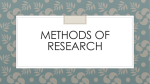 Methods of research - Everglades High School