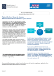 Patient Online: Records Access Information Leaflet