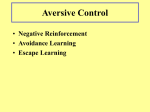 Aversive Control