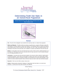 Determining Tooth Size Ratio in an Iranian-Azari