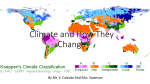 Climate and How They Change - The Russell Elementary Science