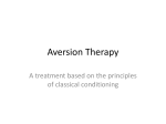 Aversion therapy ppt