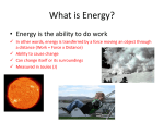 What is Energy?