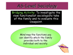 Sociology Bridging Project