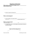 Electromagnet notes