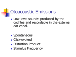 Otoacoustic Emissions