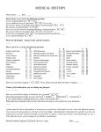 Patient Medical/Dental History