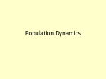 Population Dynamics