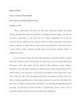 Dissociative Disorder Reflection Paper