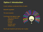 1. Modern Optics: Introduction - University of Toronto Physics