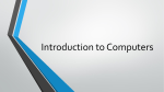 Introduction to Computers - CS Community – Computer Science