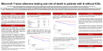 Microvolt T-wave alternans testing and risk of death in patients with