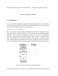 Process Concept and State 1 Introduction