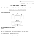 TOPIC 20 ELECTRIC CURRENTS PRODUCING ELECTRIC